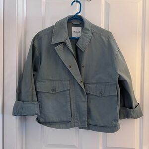 Madewell Utility Jacket in Slate Blue
